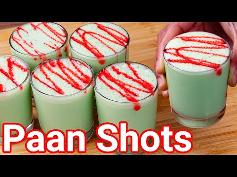 Paan Shots - Refreshing Summer Drink in 2 Mins | Healthy Betel Leaves Drink - Best Paan Alternative