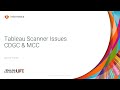 624. Tableau Scanner Common Issues in CDGC & MCC