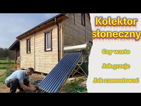 Solar collector. Water heater. How did I install it? How does it perform? How does it work?