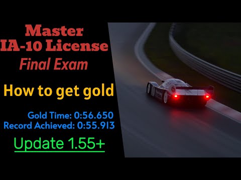 GT7 | How to get Gold on the Master IA-10 License (Update 1.55+)