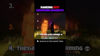 Ranking Best Endermen Moments | #minecraft #memes #shorts