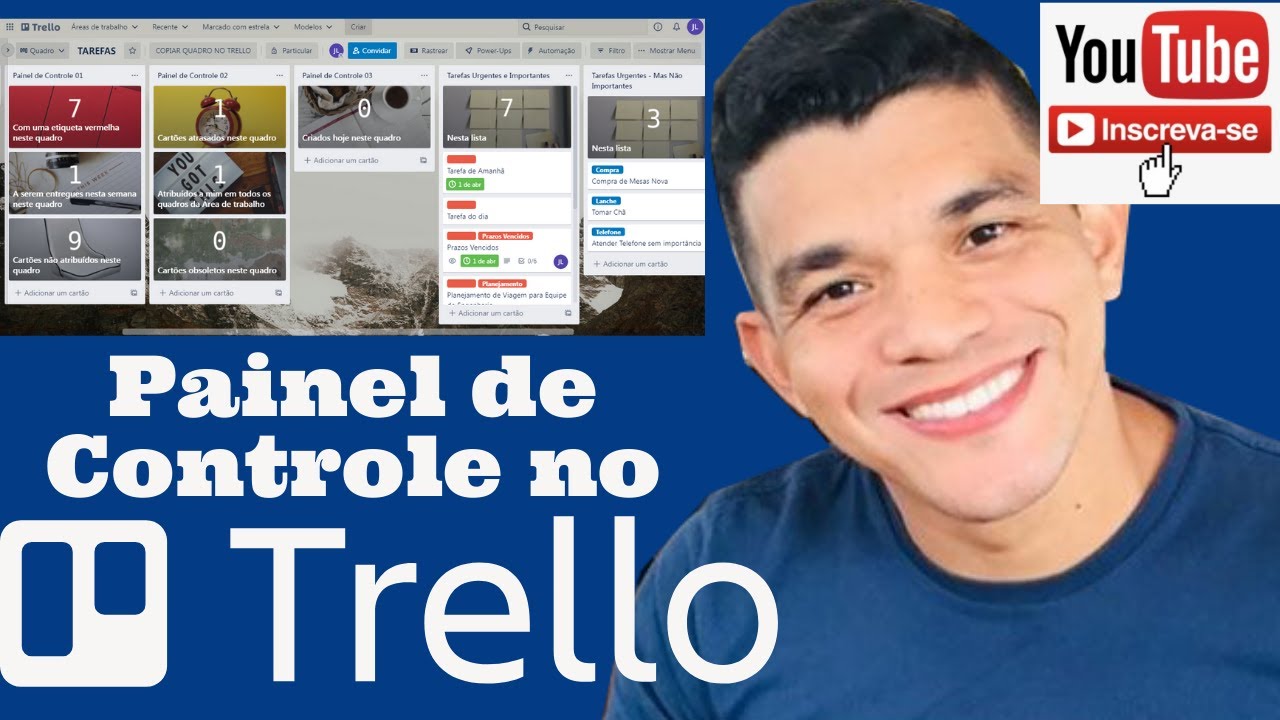 AULA COMPLETA Como Criar Painel de Controle Gratuito no Trello Via Power-Ups[Rastreio] Tutorial 2022