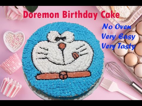 Doremon cake/Cream cake /bakery style birthday cake/kids party cake