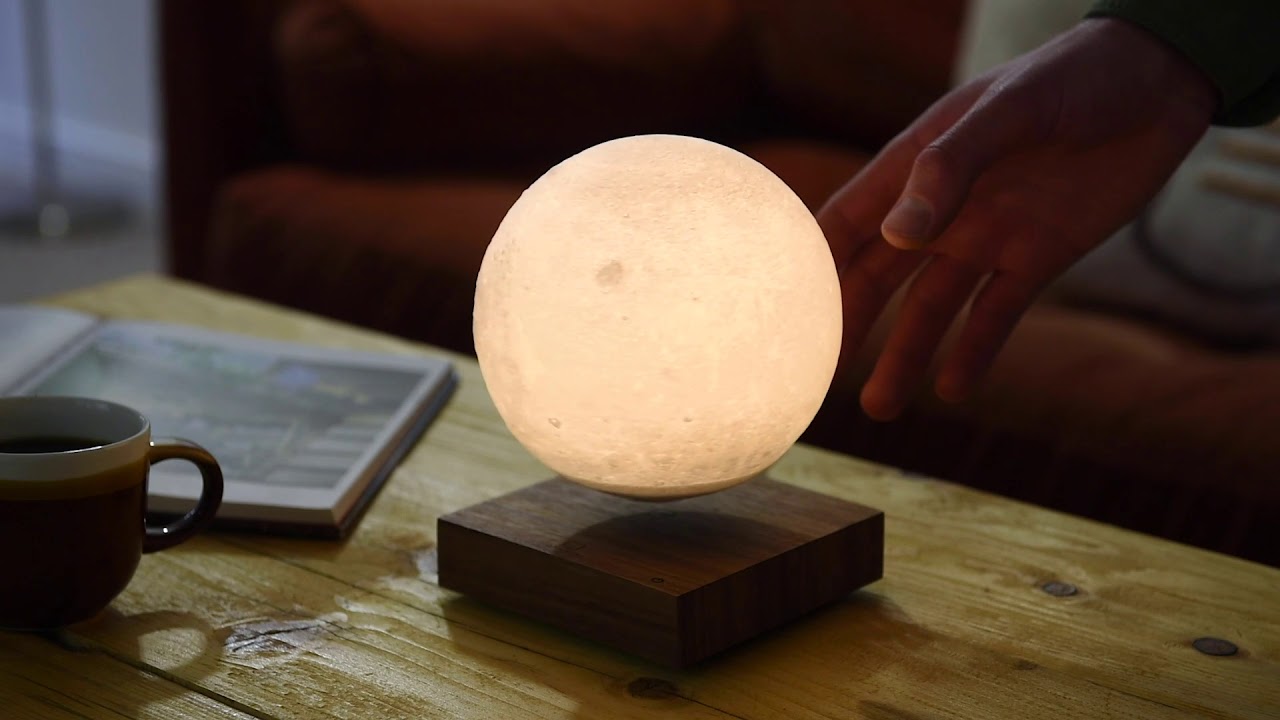 Gingko Lumière d’ambiance à LED Smart Moon Brun