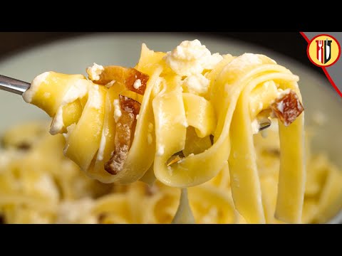 Easy pasta with cottage cheese Romanian style