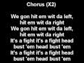 Three 6 Mafia - Its A Fight lyrics 