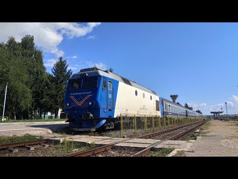 GM 64-0989-5 in actiune cu ultimul tren sezonier IR-N 1944 Satu Mare-Mangalia in gara Baia Mare