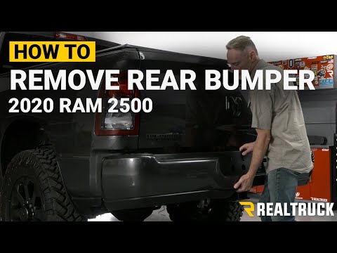 How to Remove Your Factory Rear Bumper on a 2020 Ram 2500
