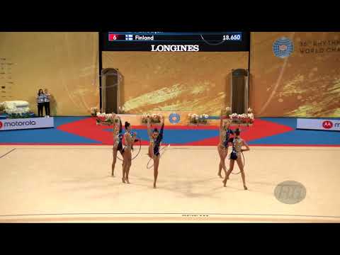 Estonia (EST) - 2018 Rhythmic Worlds, Sofia (BUL) - Qualifications 5 Hoops