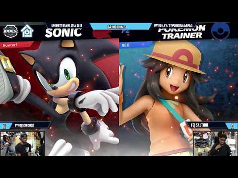 Gwinnett Brawl July 2019 - Typo| Sonido(Sonic) VS FS| SaltOne(Pokemon Trainer) - Grand Finals