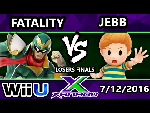 S@X 158 - TA | Fatality (Captain Falcon) Vs. AOH | Jebb (Lucas) SSB4 Losers Finals - Smash Wii U