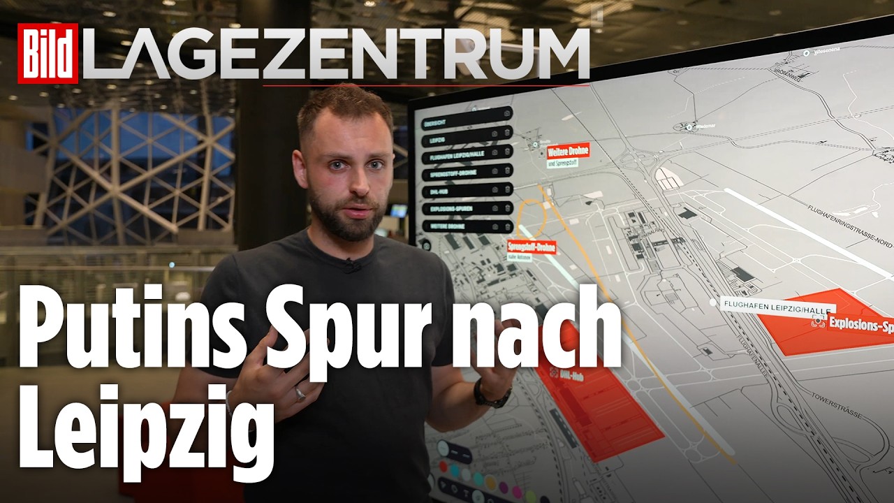 Drohnen-Anschlag in Leipzig: Diese Indizien führen nach Russland | BILD-Lagezentrum