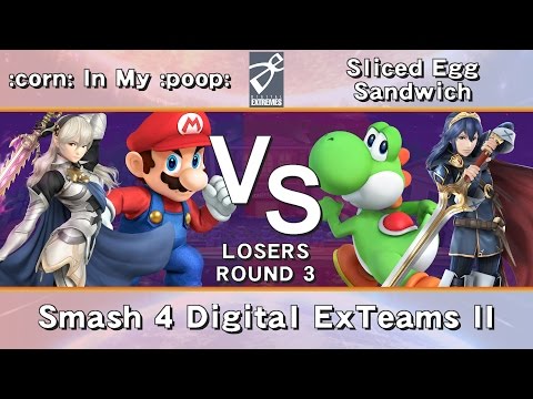 [DE] Smash 4 Digital ExTeams II - Losers 3 - 🌽 In My 💩 vs Sliced Egg Sandwich