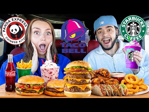 TRYING SECRET MENU ITEMS AT FAST FOOD RESTAURANTS!!