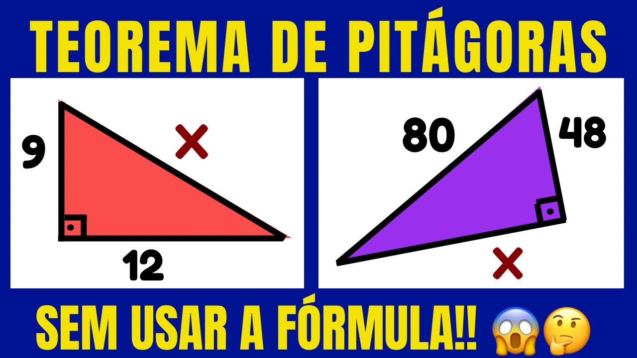 AGORA O TEOREMA DE PITÁGORAS FICOU FÁCIL DE ENTENDER! 🤔AGORA VOCÊ APRENDE!!
