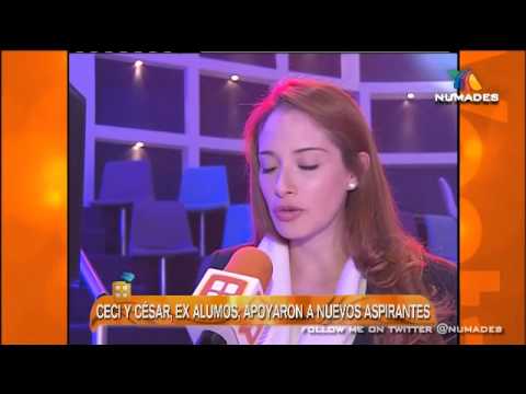 cesar robles y cecilia en el casting de la academia 2012 (2012-8-13 ventaneando)