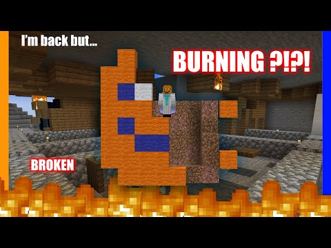 Im Back! But my base is BURNING!!! [Simply Vanilla Anarchy]