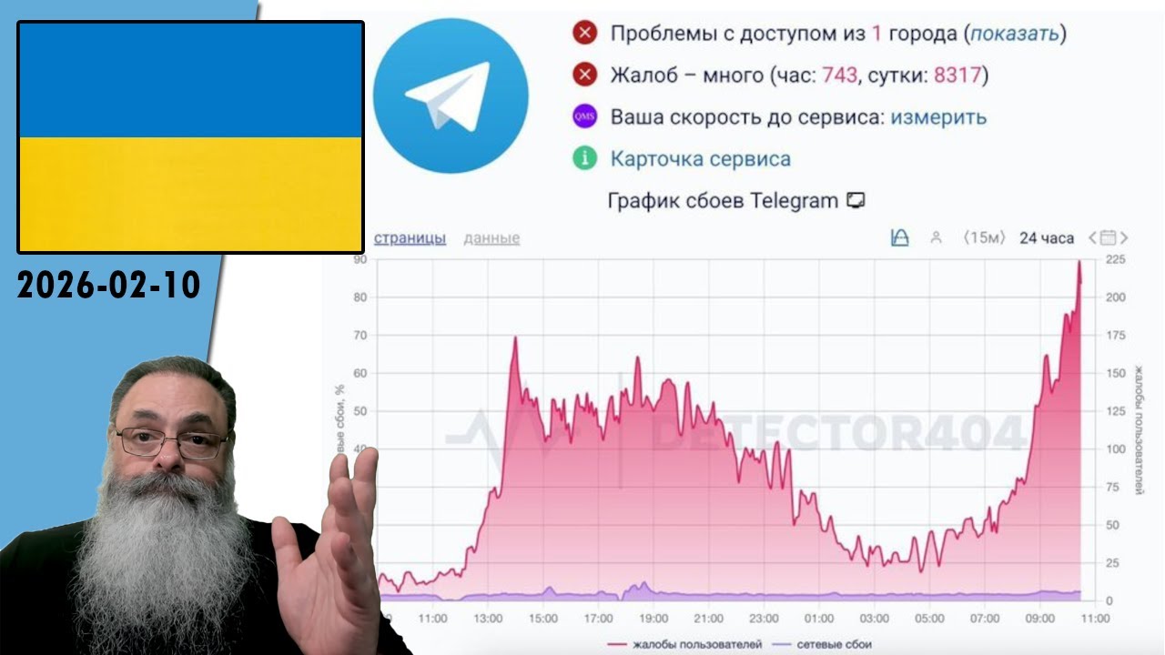 #Ucrânia 2026-02-10: APÓS PERDEREM STARLINK, russos AGORA FICAM sem o TELEGRAM por DECISÃO do PUTIN