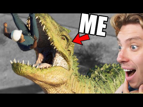 Playing as the Indominus Rex in Jurassic World Evolution 2
