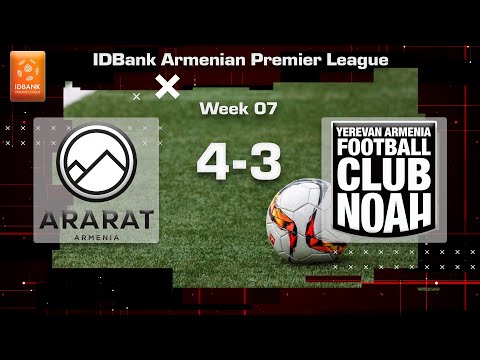Ararat-Armenia - Noah 4:3, IDBank Armenian Premier League 2023/24, Week 07
