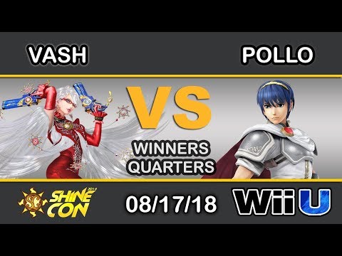 Shine Con 2018 -  Vash (Bayonetta) Vs. Pollo (Marth) Winners Quarters - Smash 4