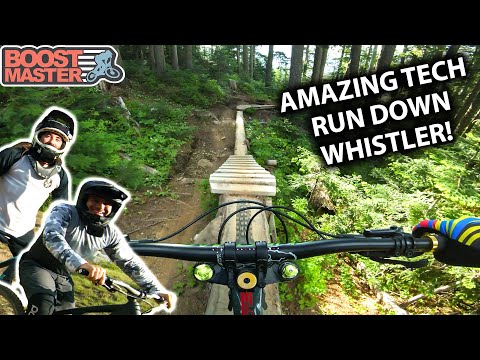 AMAZING RUN DOWN WHISTLER with Seths Bike Hacks and Singletrack Sampler | Jordan Boostmaster