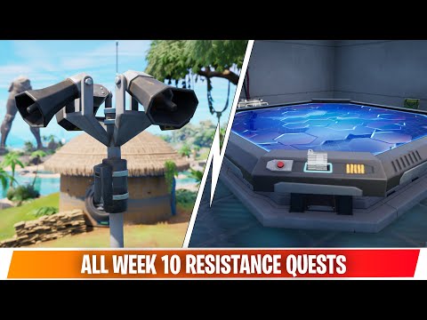 Fortnite: All Week 10 Resistance Quests Challenges Guide - How To | Chapter 3 Season 2