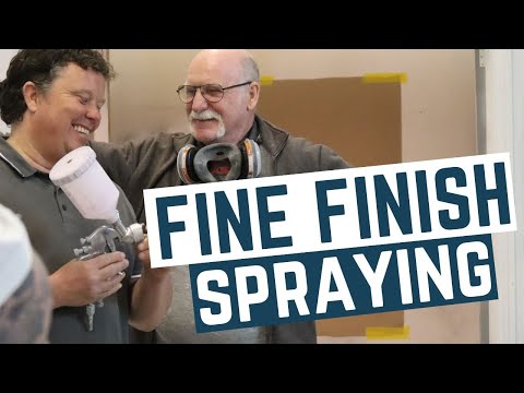 Fine Finish Spraying - PaintTech Academy Course - YouTube