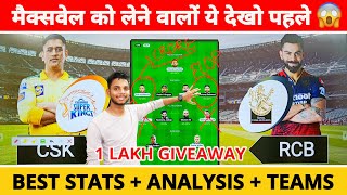 CSK vs RCB Dream11 Team Prediction, RCB vs CSK Dream11, CSK vs BLR Dream11 Team Today, Match Preview