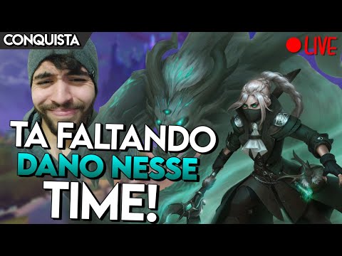TÁ FALTANDO DANO NESSE TIME! ARTIO - Master Ranked Conquista - Smite BR