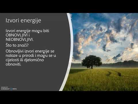 Energija - PRVI RAZRED ​P&Scaron; CERIC