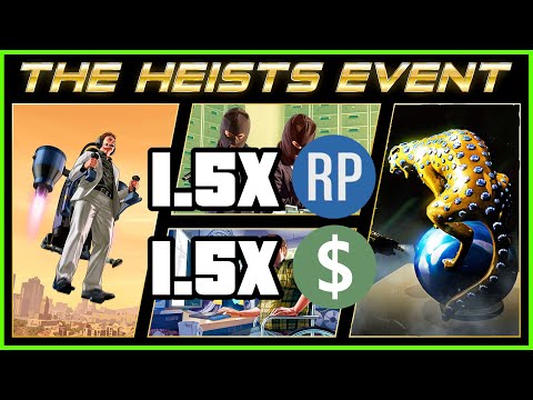 GTA 5 - Heists Event Month Details - $2,000,000 Award, Panther Statue Back, GTA+ Bonuses & More!