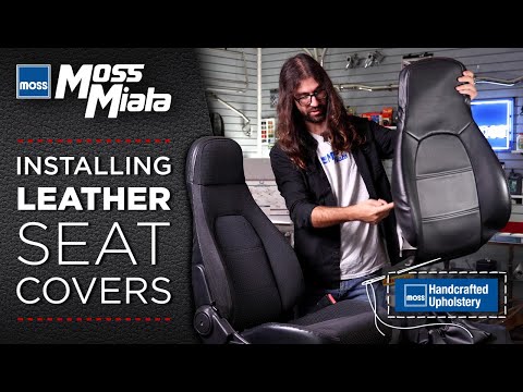 Installing New Leather Seat Covers in a NA Miata!