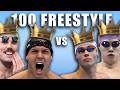 Men's 100 Freestyle - The Battle Of The 4 Swimming Kings vs YOU