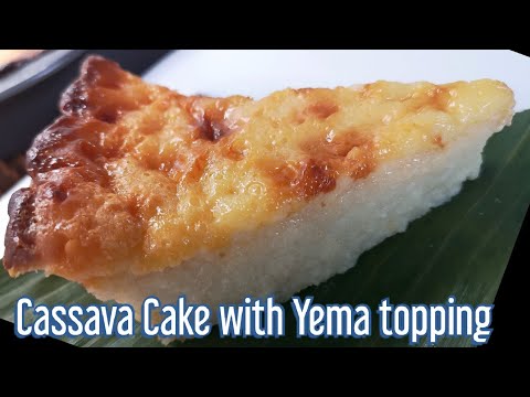 Easy Cassava Cake Recipe / How to make cassava cake