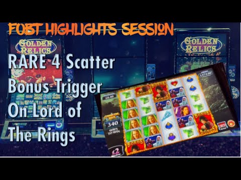 £500 Bookie Style FOBT Highlights Session inc a Rare 4 Scatter Trigger on Lord of The Rings - Pt 1/2