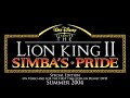 The Lion King 2 Simba S Pride Special Edition UK DVD VHS 2004 Trailer