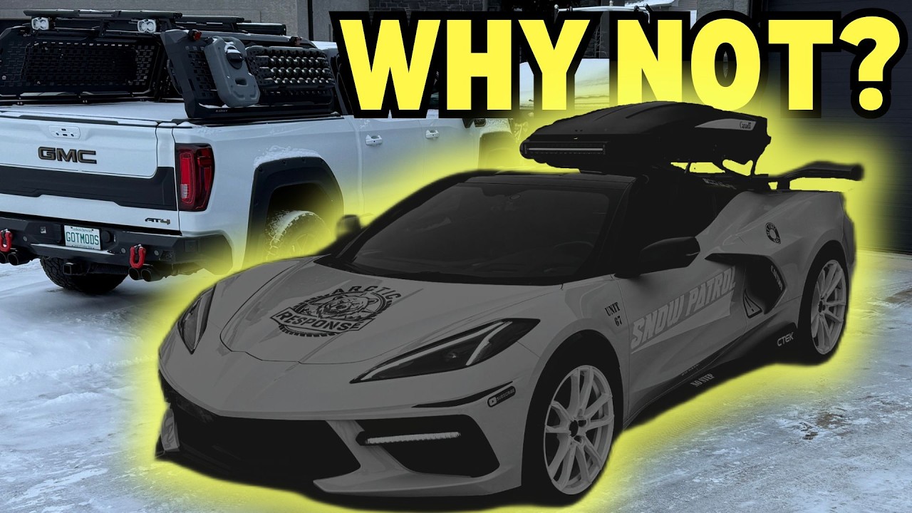 Driving a Corvette C8 in Winter – Fun Idea or Crossing the Line?