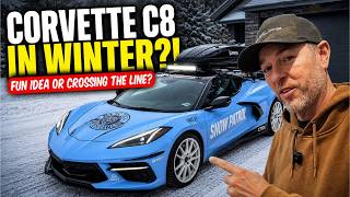 Driving a Corvette C8 in Winter – Fun Idea or Crossing the Line?
