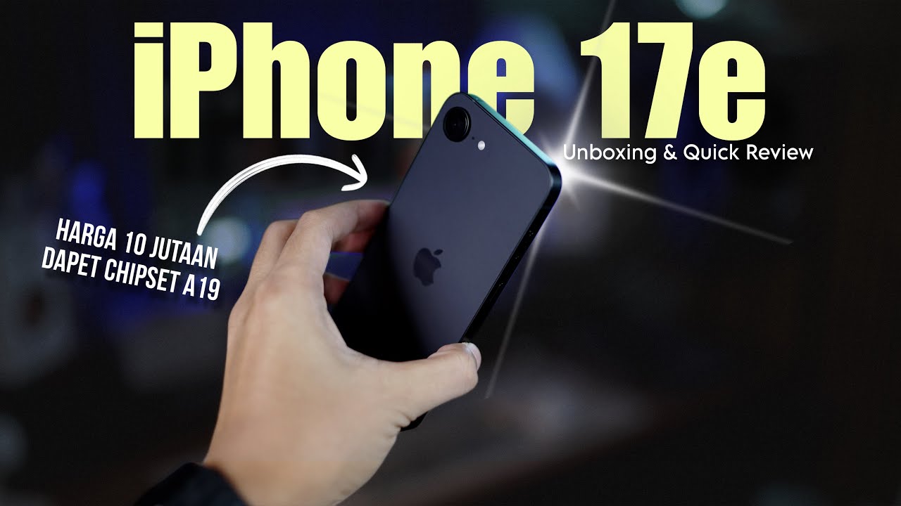 iPhone 10 JUTAAN Dengan Chipset Tertinggi!🔥 iPhone 17e Unboxing & Quick Review (2026)