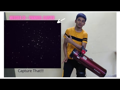 Let's Photograph the Pinwheel Star Cluster M36 with my Telescope