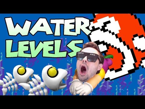 Mario Maker - BRUTAL Underwater Level "Master and Commander" by Barbarian (Losing My Mind)
