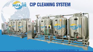 CIP cleaning system automatic for food chemical cosmetic pharmaceutical industry