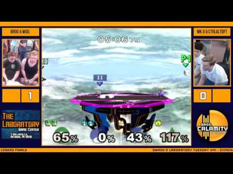 S@LT #41   Brog & Widl vs Mk II & CtrlAltDefeat   Losers Finals   Melee Doubles