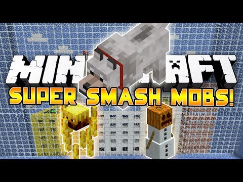 *HILARIOUS!* Minecraft Mini-Game: Smash Mobs! #2 w/Preston, Nooch & Juice!