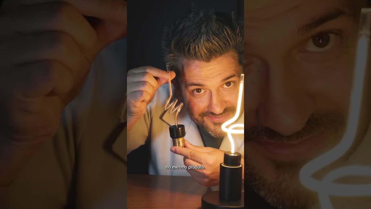 LÂMPADA LED FILAMENTO LOOP GLASS 4W AMBAR E27