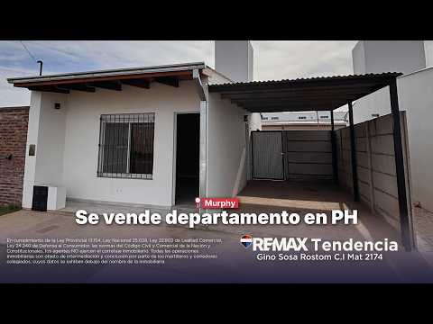 Departamento PH en venta en Murphy | 1 dormitorio + cochera | RE/MAX Tendencia