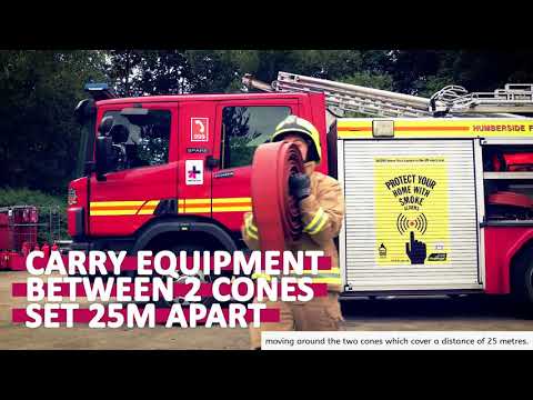 Equipment carry Firefighter Selection Test (Rural test)
