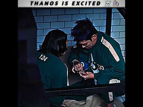 Thanos Is Excited ☠️🎠 | #squidgame #thanos #edit #shorts #squidgameedit