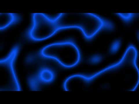 2h Dark Blue Neon Lights Background | Relaxing Ambient Music | 4K